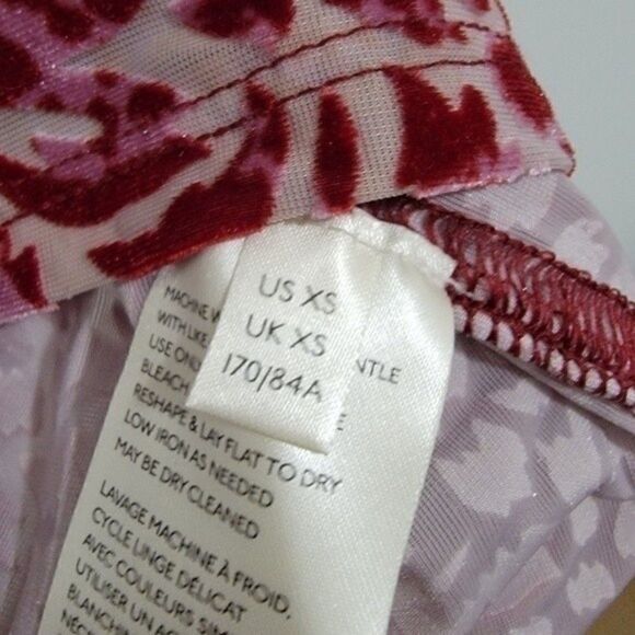 Free PEOPLE Teddy T-Shirt Velvet Red & Pink Size XS - Picture 6 of 13